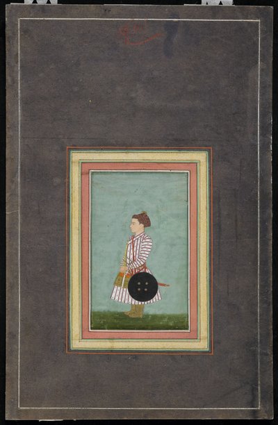 Young Prince by Mughal School